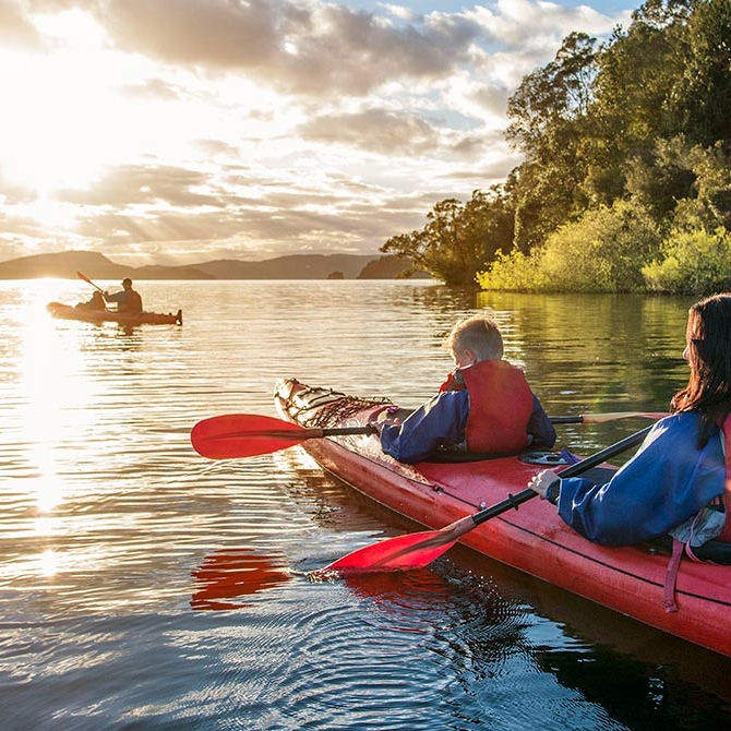Kayaking on Lake Rotoiti, Rotorua - Book Your Trip to New Zealand - New Zealand Travel Agency