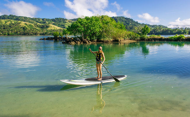 Stand up Paddle Boarding - Namale Resort & Spa - Fiji Best Things To Do