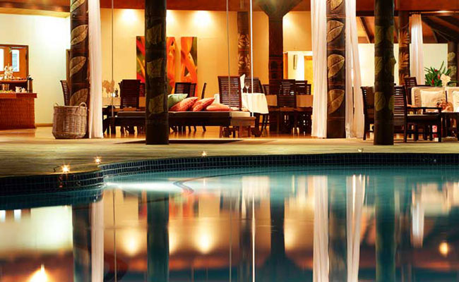 Pool and reception at Matangi - Matangi Private Island Resort - Must See Places in Fiji