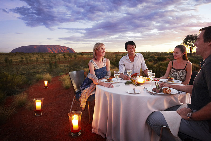 Sounds of Silence Dinner at Uluru Ayers Rock - Book Your Australia Vacation - Australia Travel Agency