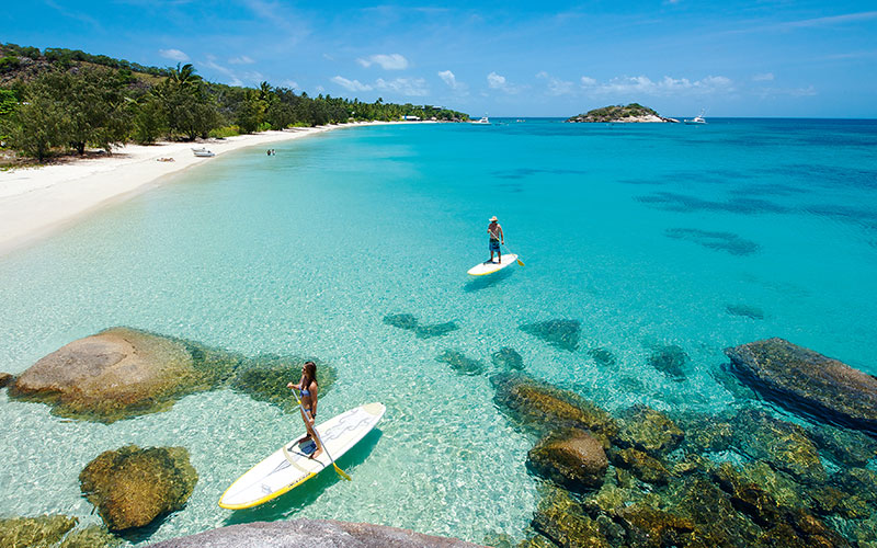 Stand Up Paddle Boarding at Private Beaches - Lizard Island, Great Barrier Reef