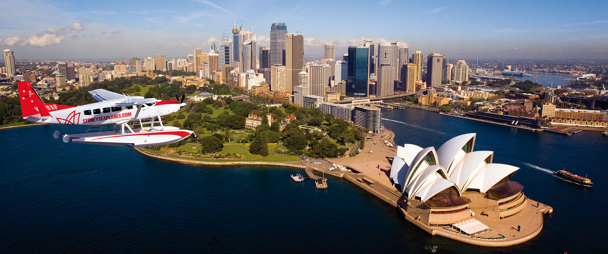 Australia Luxury Vacations: Cities and Reef Package - Sydney Seaplane Excursion to Gourmet Lunch