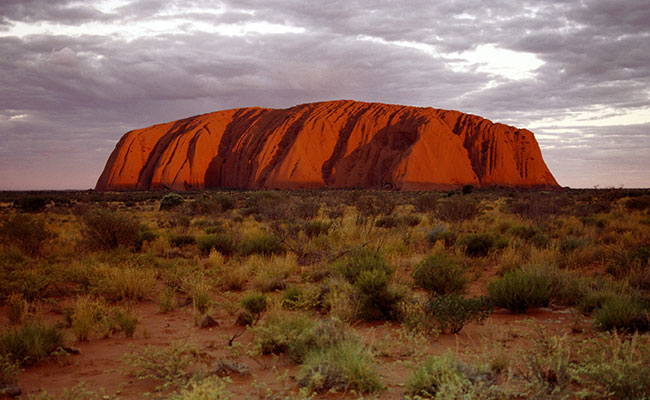The magnificent Uluru, or Ayers Rock, in Australia's Red Centre