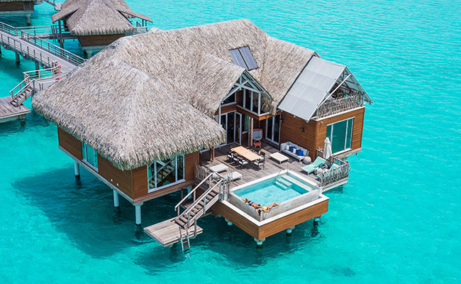 Best Overwater Bungalows Tahiti - Brando Suite at InterContinental Bora Bora Resort & Thalasso Spa