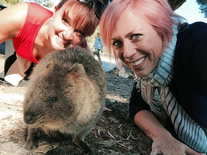 Quokka Selfie on Rottnest Island - Australia Travel Agents - Shannon Bradley