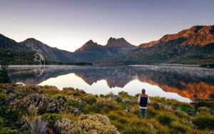 Tasmania Travel - Cradle Mountain at Sunrise