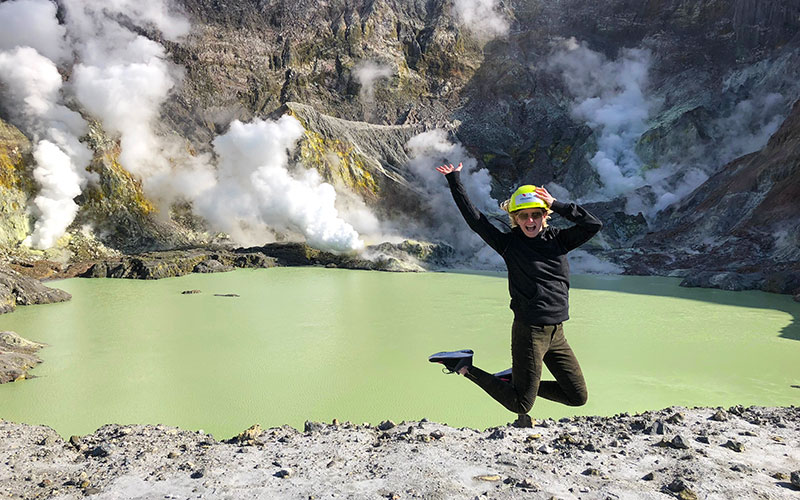 Heli-Hike to White Island Volcano in New Zealand - New Zealand Travel Agents - Laura Tober