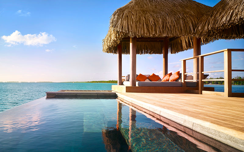 Pool with Ocean Views at Four Seasons Resort Bora Bora