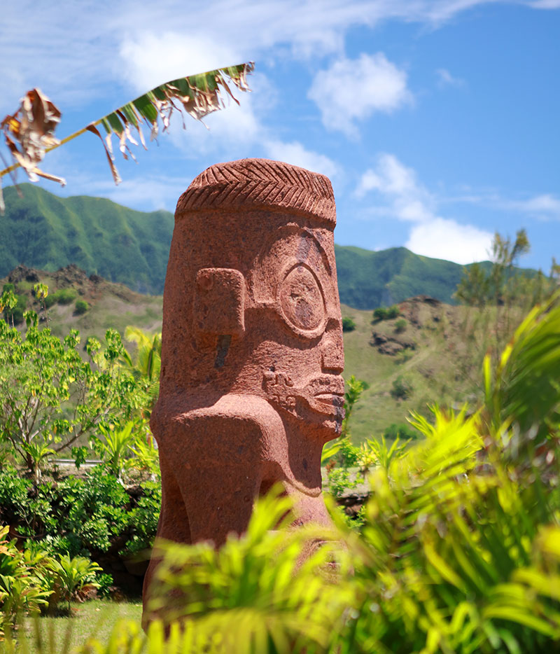 Ancient Carvings on Ua Huka Island