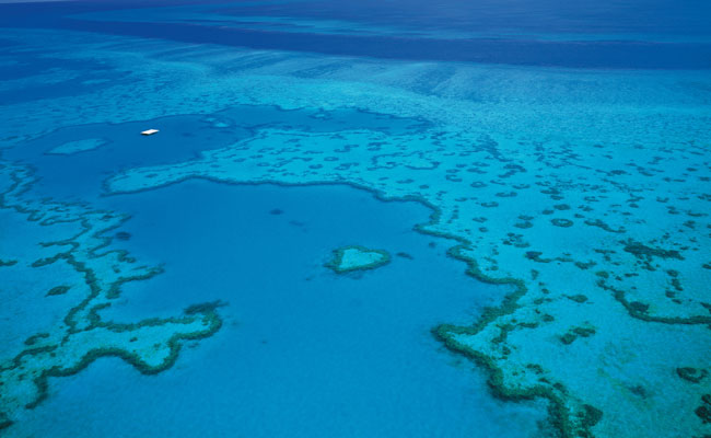 The turquoise waters of the Great Barrier Reef - Tourism Queensland - Australia Family Travel