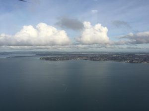 View to Auckland from Helicopter
