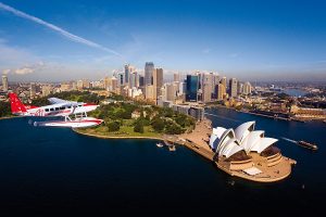 Australia honeymoon packages - Seaplane over Sydney