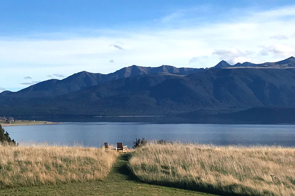 New Zealand Trips - Best Places to Go - Lake Te Anau, the View from Fiordland Lodge