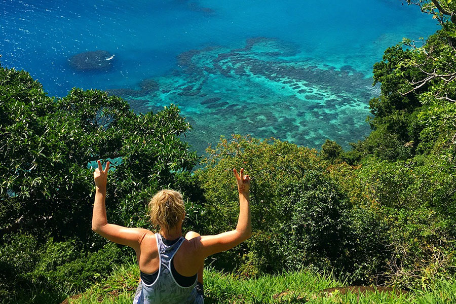5 Reasons to Go Hiking in Fiji - Matangi Island Hike with Views of Horseshoe Bay