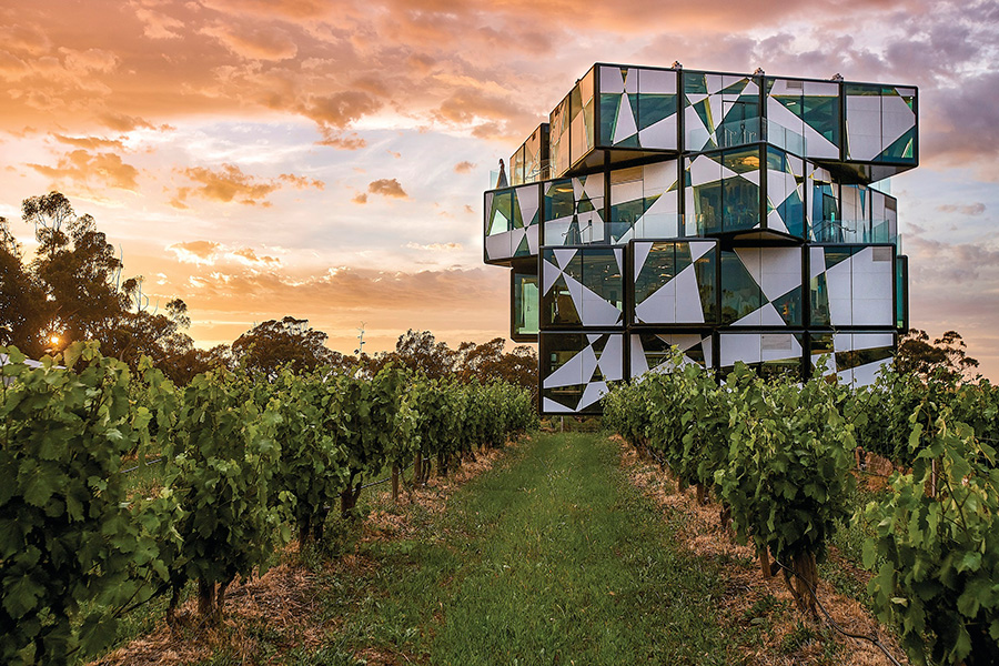 Australia Wine Vacations - d'Arenberg Cube Restaurant, McLaren Vale