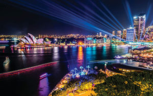 Vivid Sydney Lights Up the City