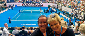Corinne and Rayoni in Melbourne at the Australian Open Tennis 2019